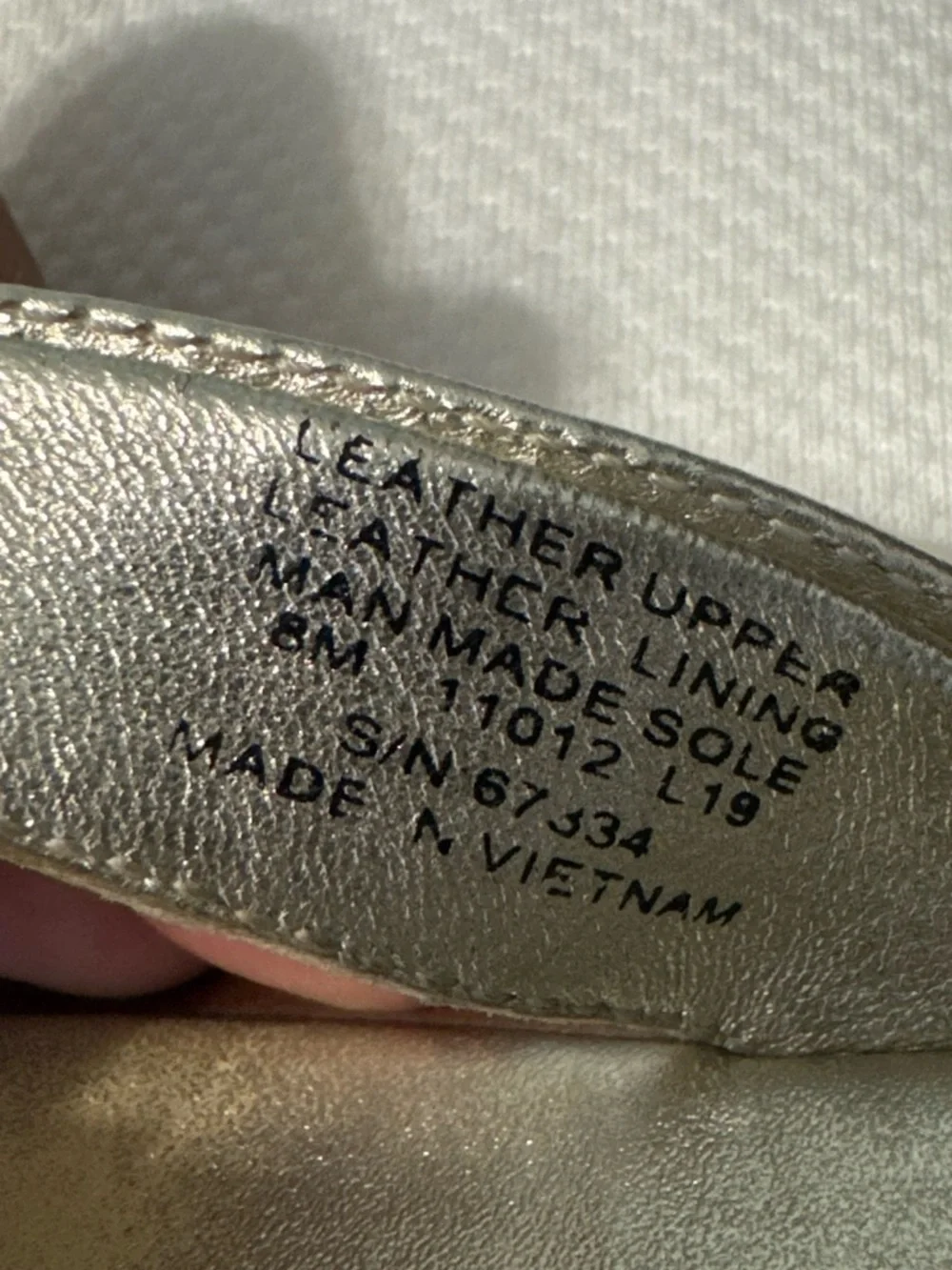 Tory Burch Metallic Gold Logo Thong Sandals